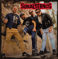 Subalternos - same (LP) red black & blue haze Vinyl 100copies