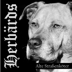 Herbärds - alte Straßenköter (LP) white-red-black swir Vinyl Gatefolderl
