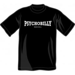 Psychobilly - mad in hell Tshirt (black)