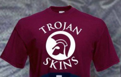 Trojan Skins - Logo Tshirt (bordeaux)
