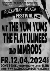 Rockaway Beach Festival 2  (Ticket) 12.04.24 Dont Panic Essen, Yum Yums, Flatulinees, Nimrods