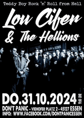Lou Cifer & the Hellions (Ticket) 31.10.24 Dont Panic Essen