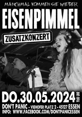 Eisenpimmel - Zusatzkonzert (Ticket) 30.05.24 Dont Panic Essen