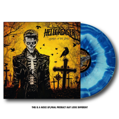Hellgreaser - Hymns Of The Dead (LP) blue-white-black insideout Vinyl 100 copies