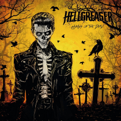 Hellgreaser - Hymns Of The Dead (LP) blue-white-black insideout Vinyl 100 copies