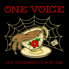 One Voice - Not everybody´s cup of tea (LP) smokey-clear bloodred splash Vinyl