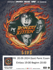 Bonsai Kitten - Let it Burn Release Konzert (Ticket) 20.09.24 Dont Panic Essen