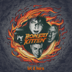 Bonsai Kitten - Let It Burn (LP) tiger-splash Vinyl 300 copies