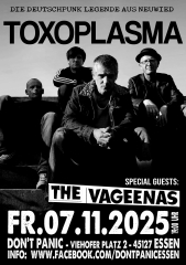 Toxoplasma / Vageenas / Dead Dates (Ticket) 07.11.25 Dont Panic Essen