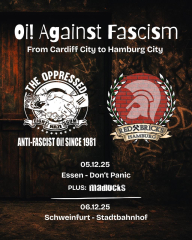 The Oppressed / Red Bricks / Madlocks (Ticket) 05.12.25 Dont Panic Essen