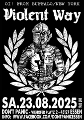 Violent Way + Support (Ticket) 23.08.25 Dont Panic Essen