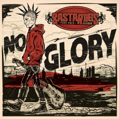 Bastardes - No Glory (LP) clear red smoke with black Splatter Vinyl 200 copies