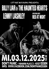 Billy Liar & the Haunted Hearts / Lenny Lashley (Ticket) 03.12.25 Dont Panic Essen