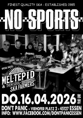 No Sports / Mel Tepid & them Soul Ska Farmers (Ticket) 16.04.26 Dont Panic Essen