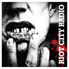 Riot City Radio - Spitting Teeth (LP) red with black/white Splatter Vinyl