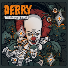 Derry - Its Many Faces (LP) orange black marble Vinyl