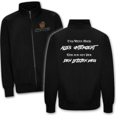 Harte Worte - Soundtrack zum Untergang Campus Sweat-Jacke (black)