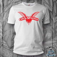 Cock Sparrer - Logo Tshirt (white)