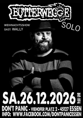 Butterwegge Solo Weihnachtsshow/ Wally (Ticket) 26.12.26 Dont Panic Essen