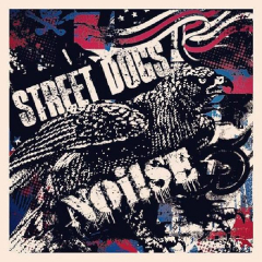 Street Dogs / Noise - Split (LP) 10inch blue-white-red splatter Vinyl